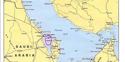 ਨਕਸ਼ਾ ਦੇ ਬਹਿਰੀਨ island 